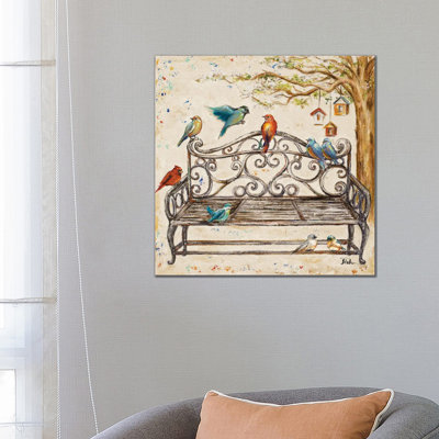 " Birds On The Bench " by Patricia Pinto