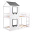 Lit superposé - construction et design avec coffre-fort-631244395