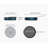 Joseph Joseph Space Ceramic Non-Stick 3.8 Qt. Sauté Pan with Folding Handle and Lid