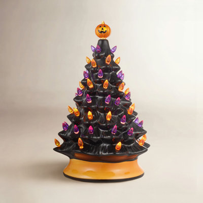 Ceramic Halloween Tabletop Tree