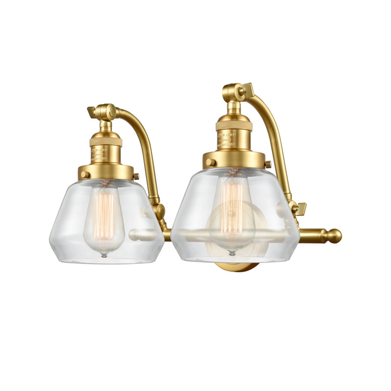Keefe 2 - Light Dimmable Vanity Light, Satin Gold