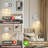Battery Operated Tulip Wall Sconce Set Of 2 With Remote & Bulb, Dimmable Wireless Rechargeable Wall Lights (3 Color Temp & 12 Rgb) For Bedroom Living Room Hallway-123247236-123247238