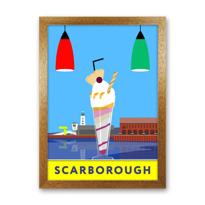 Icecream At Scarborough by Richard O'Neill - Print