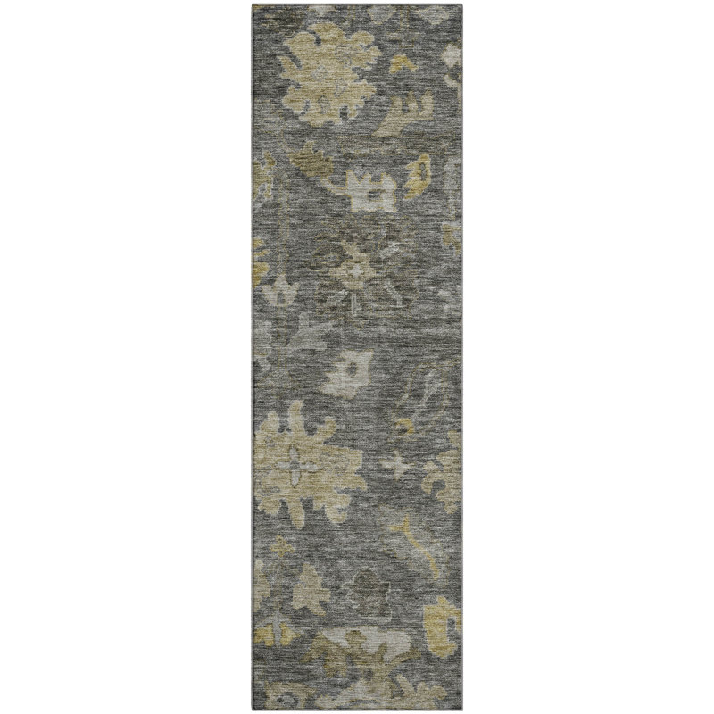 Premium Machine Washable Konopka AMF1108 Global Rug, Runner 2'3" x 7'6"