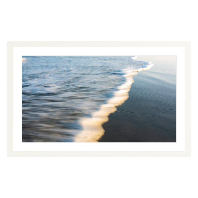 Atlantic Surf by Amanda Anderson, White, 28" H x 42" W x 2.25" D