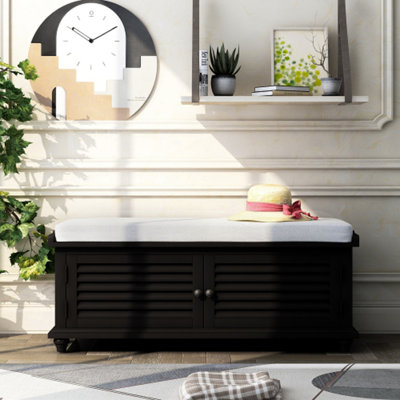 Banc de rangement rembourré Criston