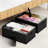 Under Bed Storage Container With Lid, Large Organizer Bin   (Black)-1008494689