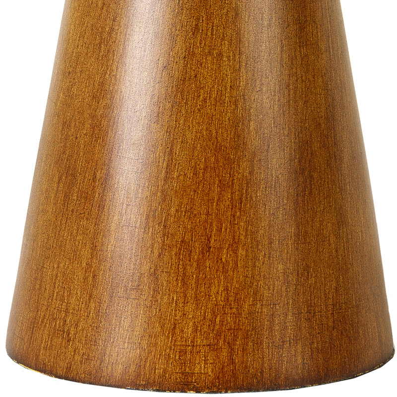Lampe de table en résine et composite 29 "avec abat-jour tambour en lin Edwards H