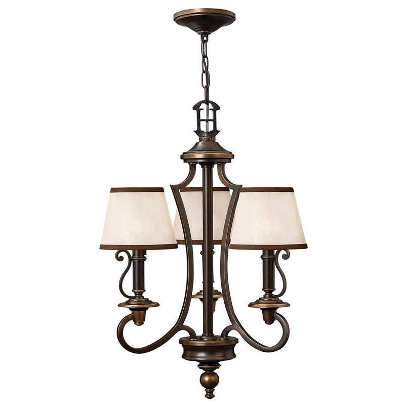 Barkbridge 3 - Light Shaded Chandelier