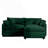 Two-Seater Sofa With 1 Footrest, L-Shaped 2-Seater Sofa With Ottoman-218080975