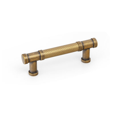 Poignées moletées, poignées de tiroir texturées en laiton antique et bronze champagne pour armoire de salle de bain