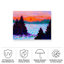 Toile d'extérieur John Nolan «Snowscape Pines»-87946046