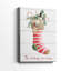Comfy Cozy Stocking III -Gallery Wrapped Cavas-1975511192