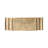 Trays and Plates Metal Aluminum Modern Design Rectangular Finish for Home Office Bedroom Living Room Decor Use Set of 3 - 1" Gold