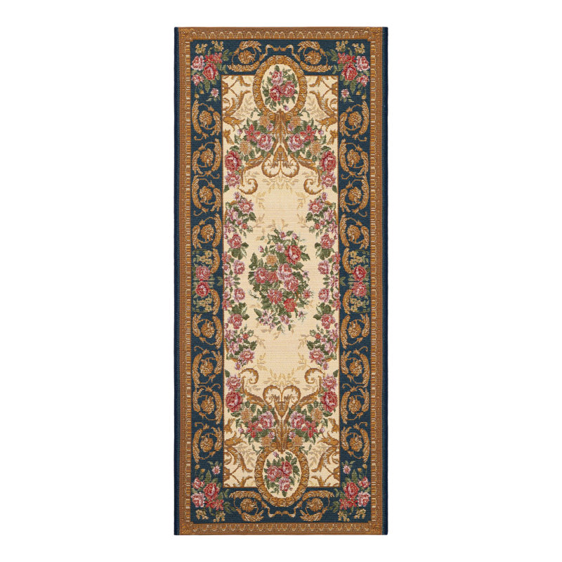 Indoor/Outdoor Traditional Area Rug, Runner 2' x 5'1"