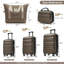Ensemble de valises en plastique Hardshell - Valises légères et durables avec deux roulettes pivotantes, tailles de bagage à main et pour bagages