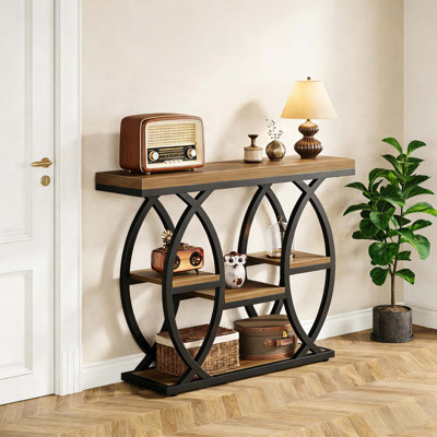 Table d'entrée classique, console pratique, table de canapé stable