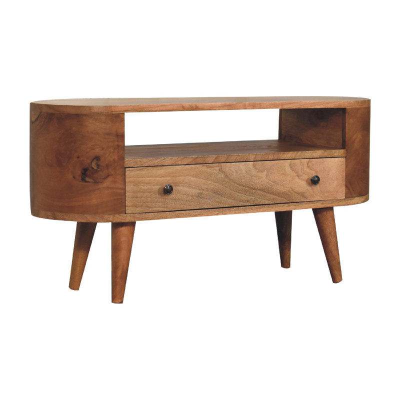 Crédence de rangement en bois massif 35,43 po Dazya