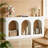 Stylish Arches Side Table,Entryway Table,Stable Console Table