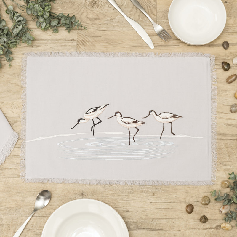 Ensemble de 4 napperons Avocet
