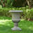 Outdoor Garden Urn Planter, Gray-1602858247