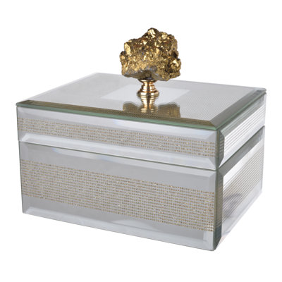 Boîte à bijoux avec miroir