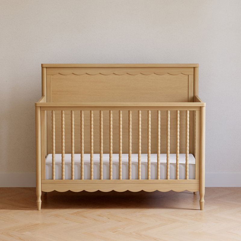 AMBROSIA 4 -in-1 Convertible Crib, Honey