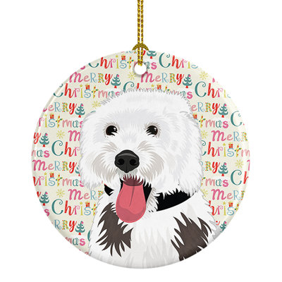 2.8'' Ceramic Animals Hanging Figurine Ornament