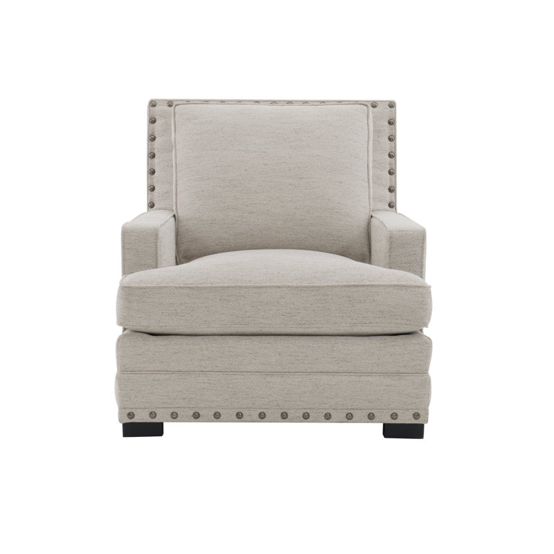 Cantor 34.5" Wide Polyester Down Cushion Armchair