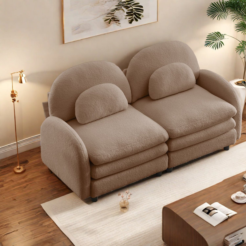Causeuse incurvée 2 places Cloud Comfort