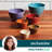 Rachael Ray Cucina Melamine Nesting Measuring Cups, 6-Piece, Assorted Colors