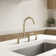 Selected Bridge Double Handles Kitchen Faucet With Side Spray