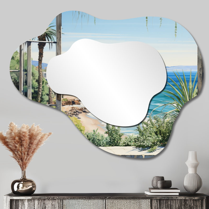 Miroir d'appoint Coastal Cloud, 27" x 35"