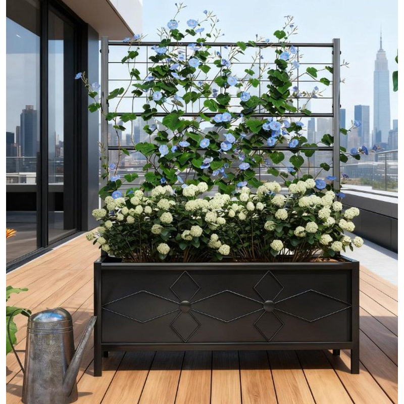 Outdoor Planter (Black), Black