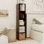 Bibliothèque à 5 cubes, armoire de rangement autoportante, organisateurs de placard et rangement pour chambre à coucher, salle d'étude, placard-1232529662