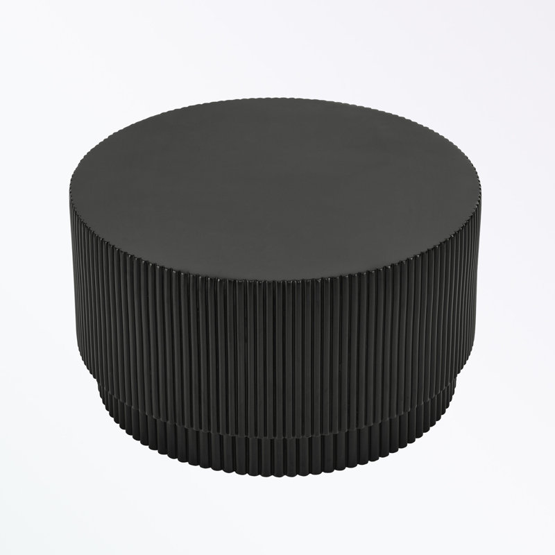 Round Coffee Table, Black