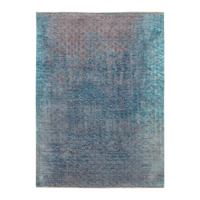 Modern Handmade Wool Geometric Area Rug