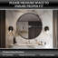 Miroir de salle de bain vintage rétro | Cadre en fer martelé à la main-1753126294-1753126248