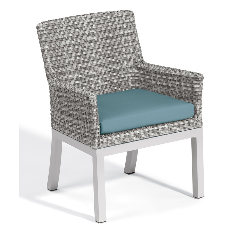 Argento Outdoor Dining Chair, Ice Blue