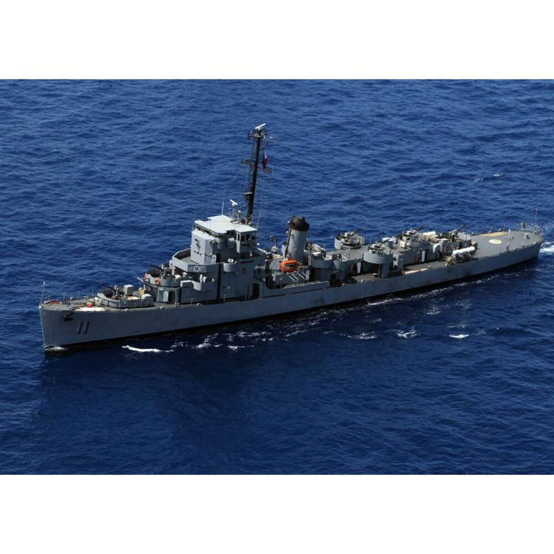 Cannon-class Destroyer Escort Medium, 10" H x 36" W x 5" D