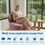 Upholstered Teddy Swivel Accent Chair-1710824898