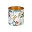 Ensemble de 3 pots à fleurs en métal à imprimé festif