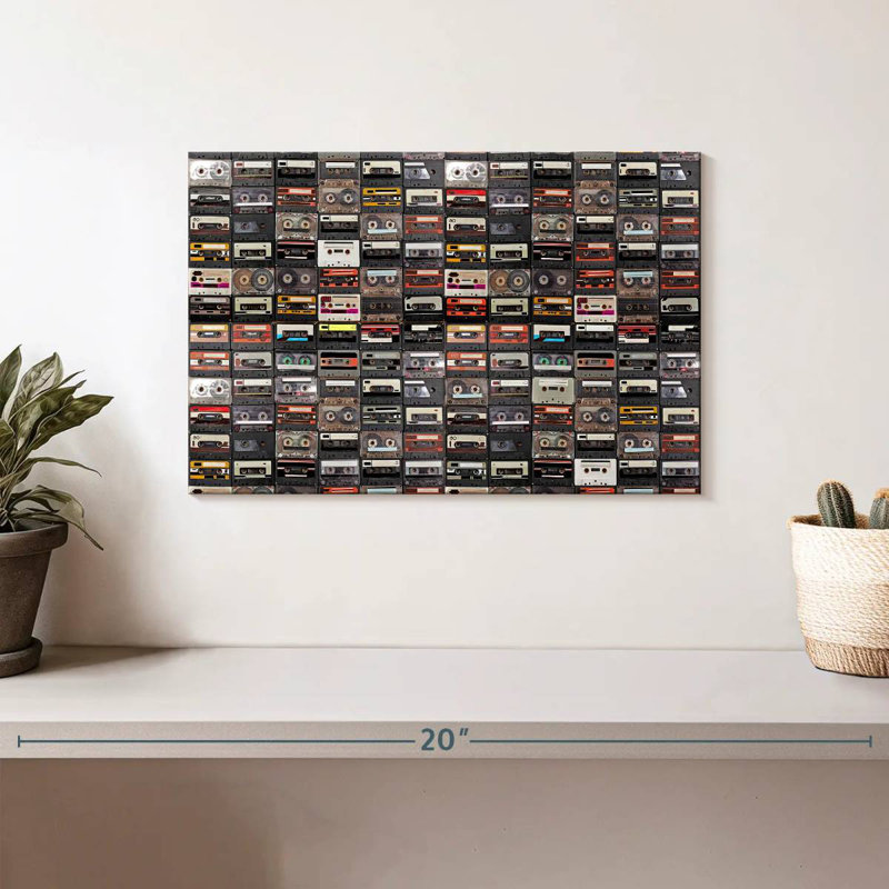 Abarca Audio Cassettes Collection, 8" H x 12" W