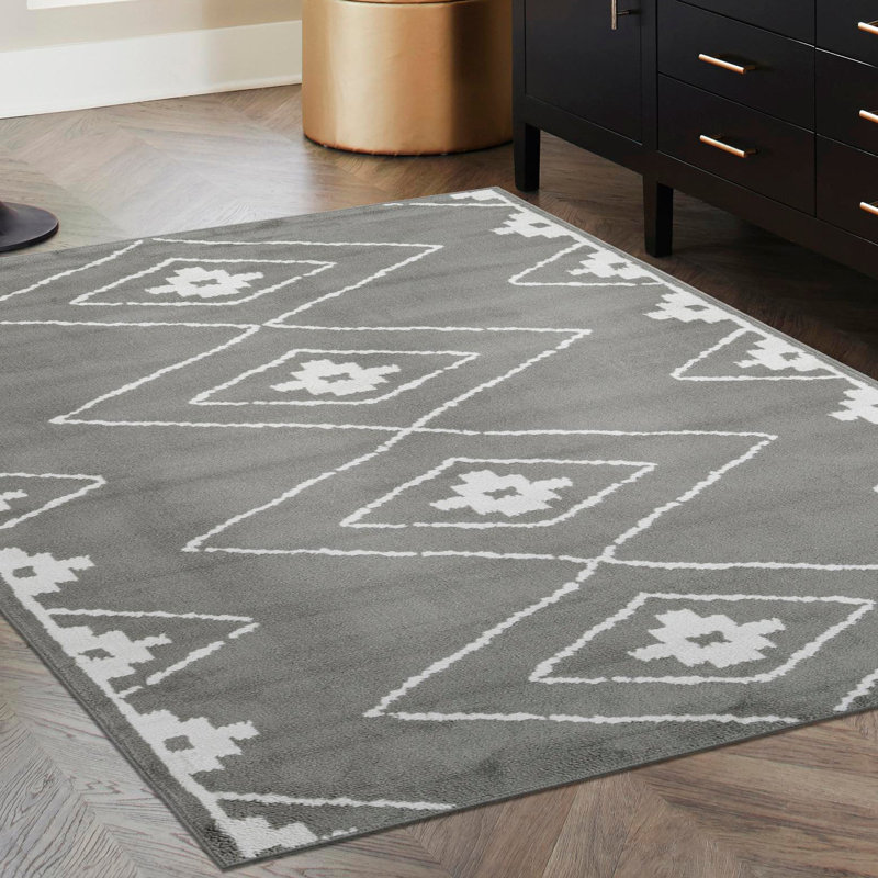 Tapis Latitude Run® Vefsna Latitude Gris, Rectangle 7 pi 10 po x 10 pi