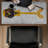 Yellow gum dispenser - 15.75"x31.50" Desk mat