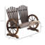 Wooden Love Seat