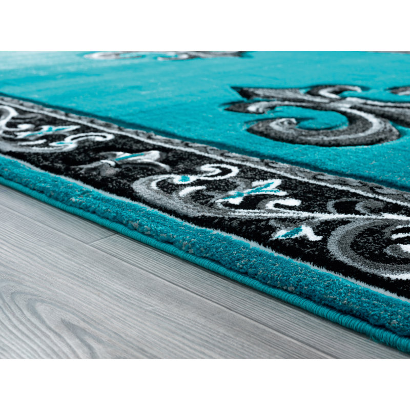 Goines Synthetic Indoor Rug, Round 7'10"