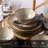 Hand thrown 12 Piece Stoneware Dinnerware Sets-Service For 4-956414268