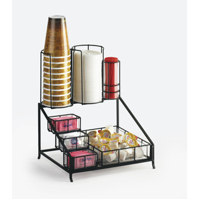 Iron Coffee Condiment Display