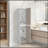 High Two-Door Wall Cabinet With Interior Shelf Vertical Storage, White